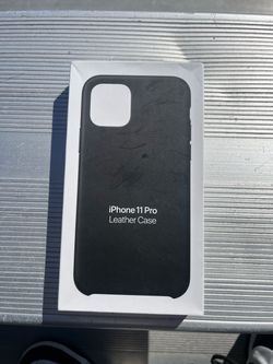 Apple iPhone 11 Pro Leather Case Black