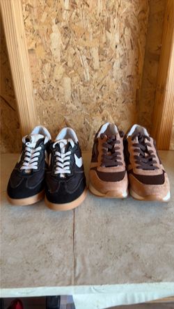 Söfft Women’s Black & Brown Sneakers Size 6.5M – Leather/Textile