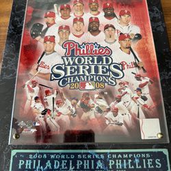 Philadelphia Phillies 2008 Limited Edition World Series Plaque