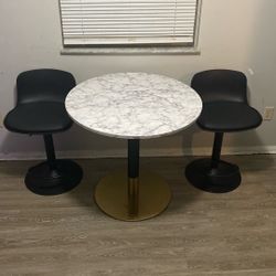 Kitchen Table Set With 2 Chairs 