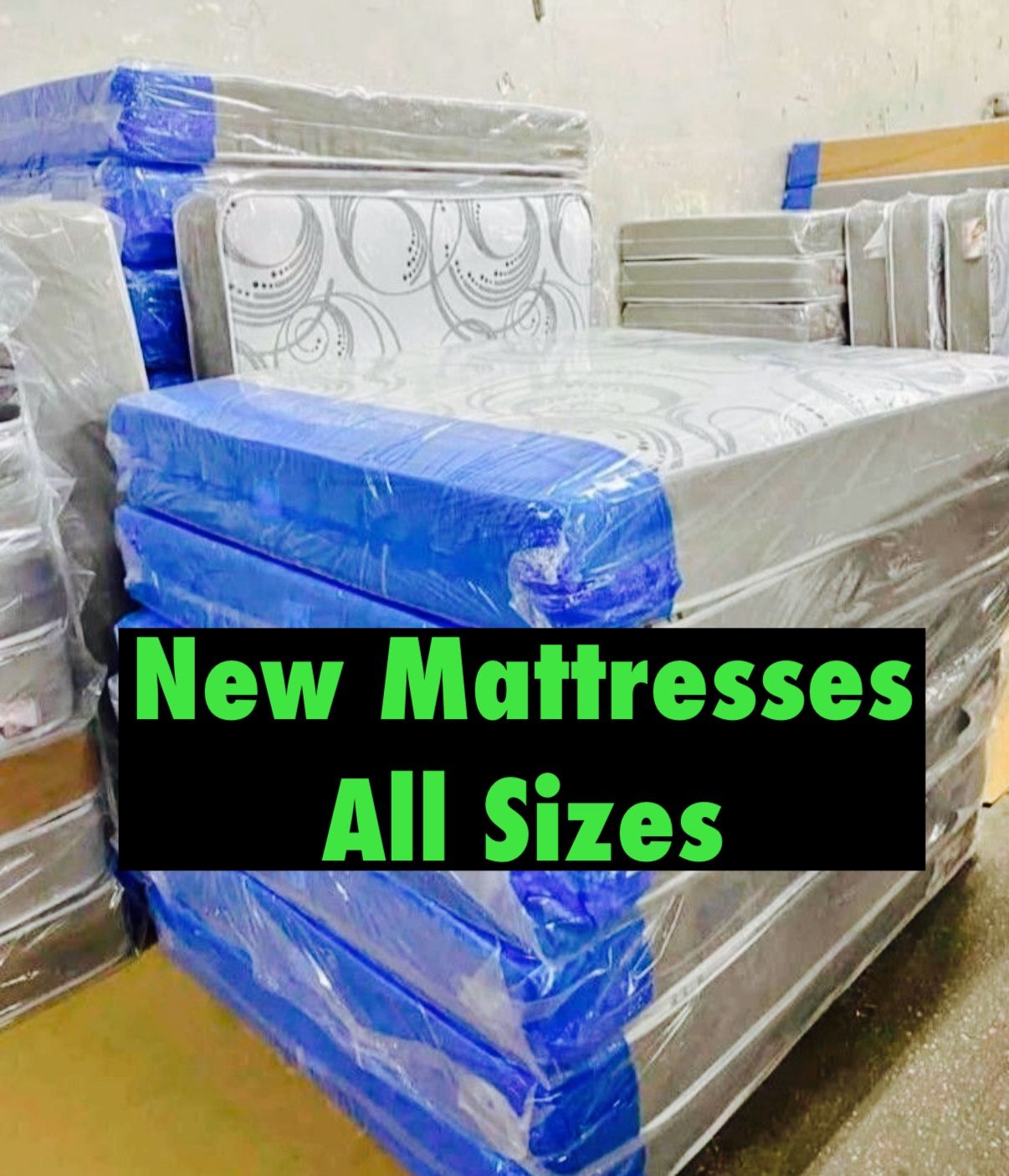 NEW MATTRESSES ALL SIZES from $90