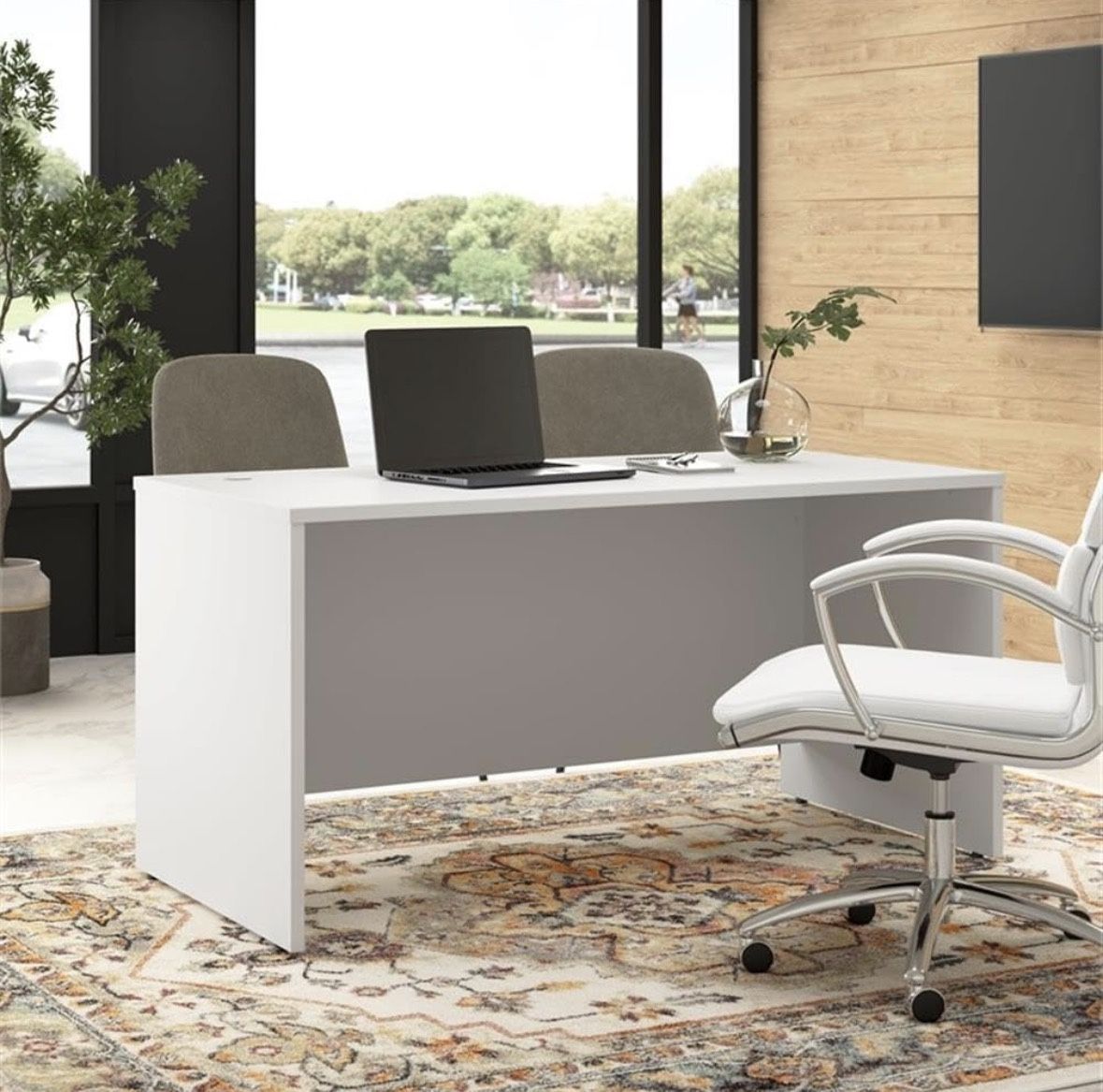 Brand New Bowery Hill Office Desk β White β Still in Box β $385 Value