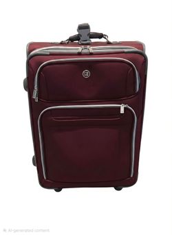 Revo - Large Suitcase (27"L x 18"W x 11"D) (Interior 9"D) - 2-Wheeled - Extension Handle - Multi-Compartment - Maroon