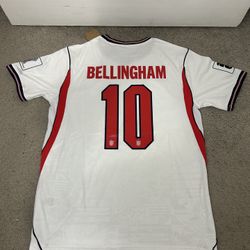 NEW NIKE JUDE BELLINGHAM ENGLAND FIFA WORLD CUP HOME JERSEY KIT SIZE XL