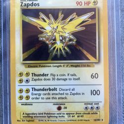 Zapdos Holo Base Set