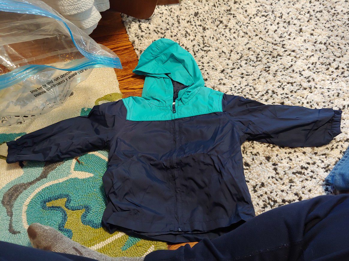 2t - 3t gymboree windbreaker jacket for toddler blue teal