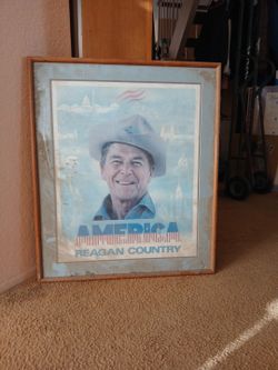 America Reagan Country Framed Poster