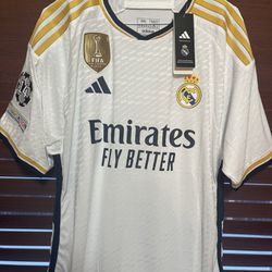 Real Madrid 2023/24 Home Jersey Size XL (Player Version)