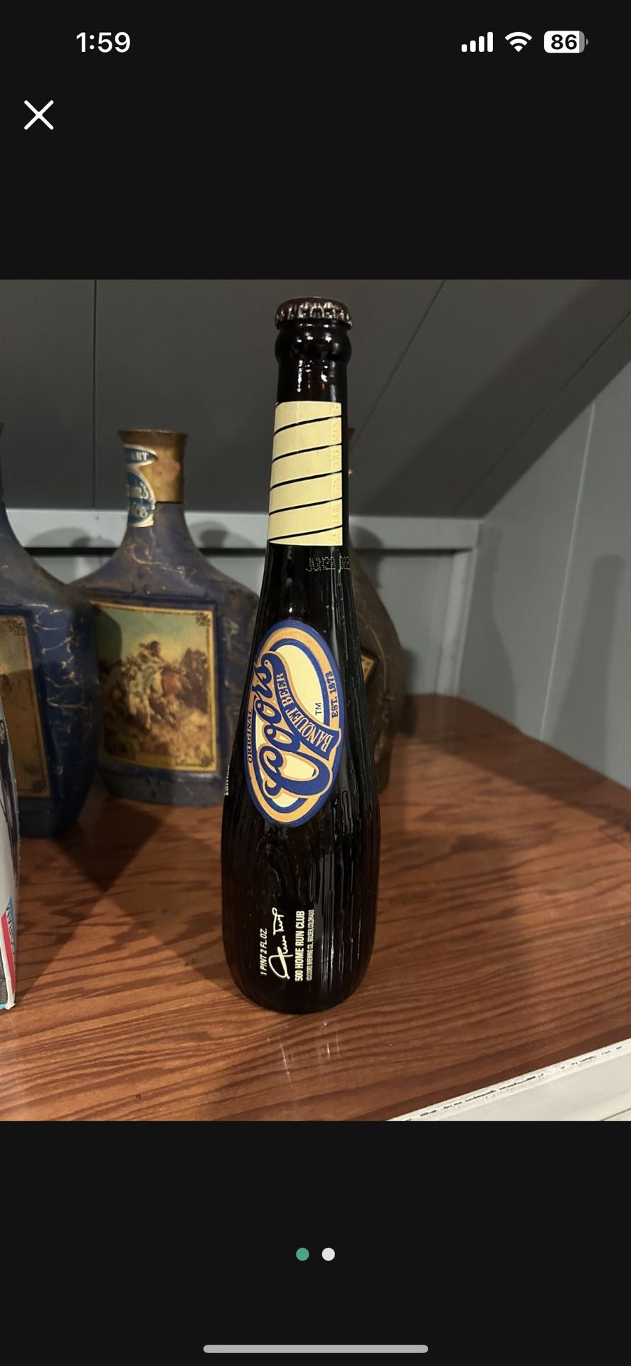Willie Mays 500th Home run Bottle