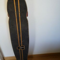 Rare Vintage Gravity Drop Kick Longboard w/ Upgrades - $155 (Divine 94A Slasher Wheels, Big Reds, Bespeed Axle Nuts $350 Into It

