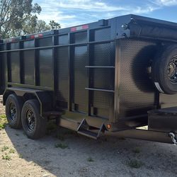 New heavy duty dump trailer