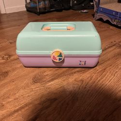 Vintage Caboodles “On-The-Go-Girl” Makeup Carrying Case 