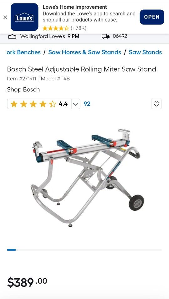 Bosch Portable Table Saw