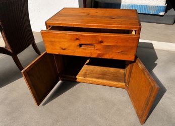 Solid Wood Cabinet  32”w x 18”d x 29”h
