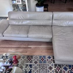 Leather Sectional Couch For FREE