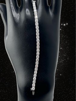 Diamond Tennis Bracelet in 14k White Gold