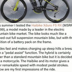 Haibike E-BIKE