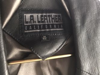 Leather jacket man