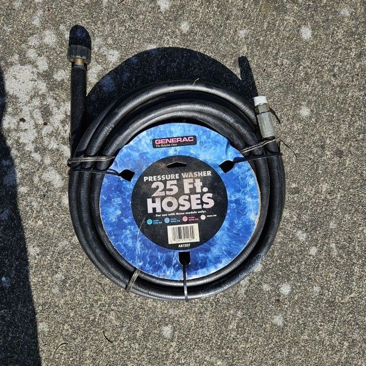 25ft Pressure Washer Hose- Generac