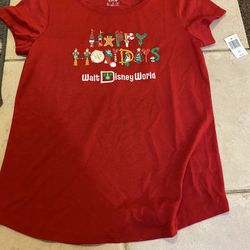 Women’s DisneyWorld Christmas Shirt XS