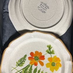 Miskasa Plates Vintage 1970s 