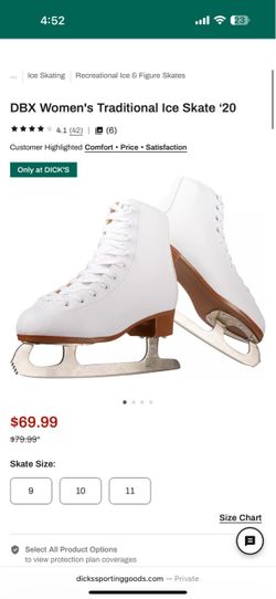 DBX Women's Traditional Ice Skates