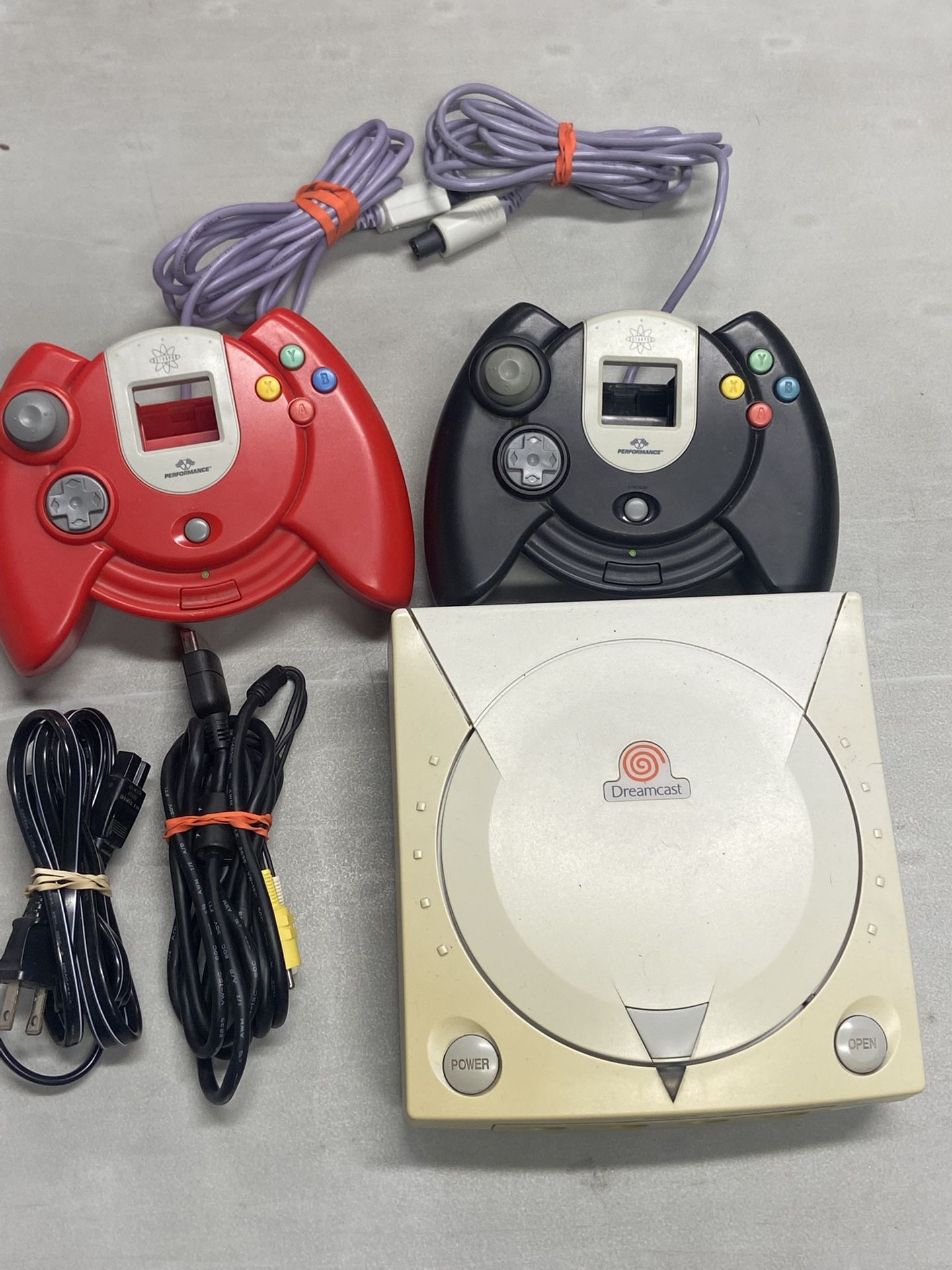 Sega Dreamcast Console With 2 controllers For Sale $110 OBO. Tested.