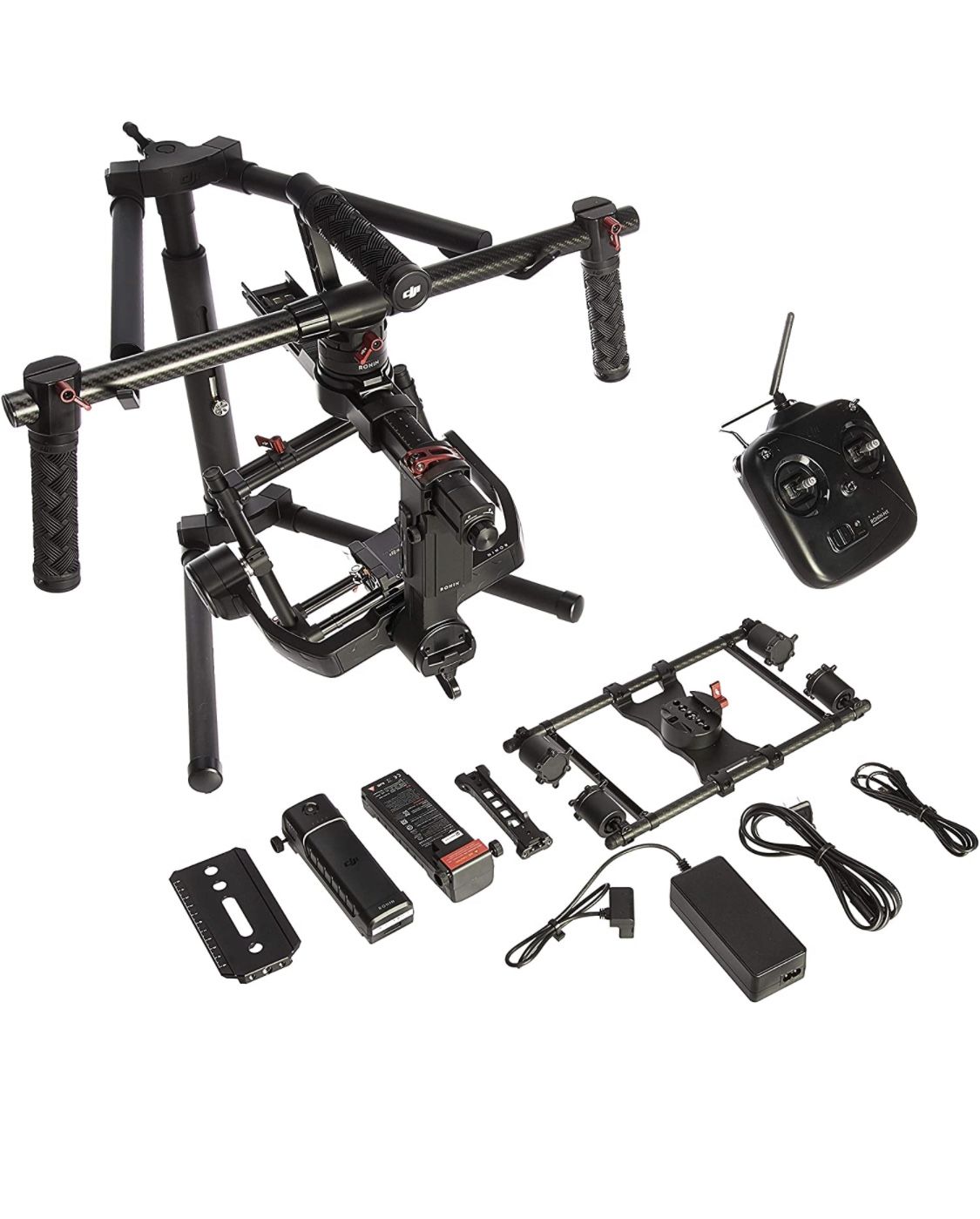 DJI Ronin-MX 3-Axis Gimbal Stabilizer With Accessories Grip And Wireless Thumb Controller 