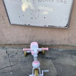 Tricycle And Balance Bike