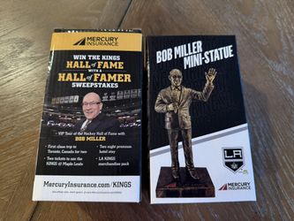 LA Kings Bob Miller mini statue.  