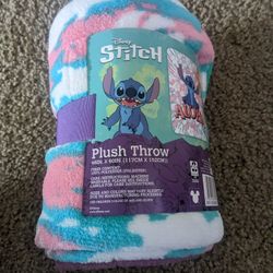 New Stitch Plush Throw