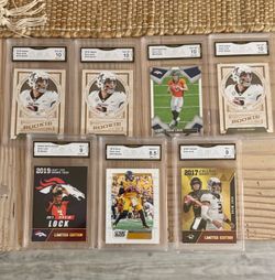 Drew Lock GMA Graded Rookie Card Lot
