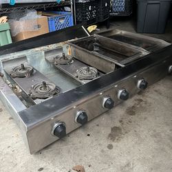 Heavy duty commercial grade stove burner stove restaurant food truck
