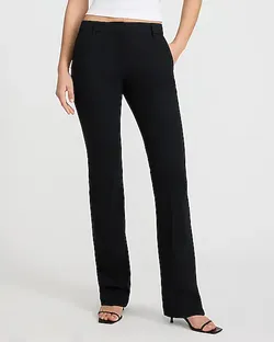 Express Editor Stretch Cotton Mid Rise Bootcut Pant, size 12-short