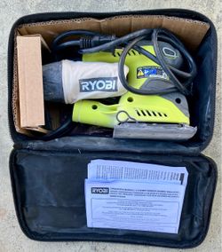 Ryobi 1/4 Sheet Sander with Carry Case