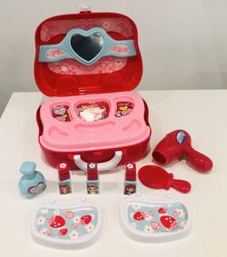 Barbie Pretend Nail Salon Makeup Case