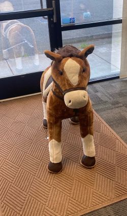Standing galloping Horse Plush