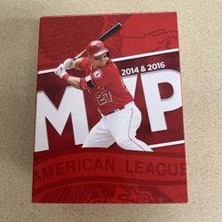 Trout MVP Bobblehead Angels Baseball