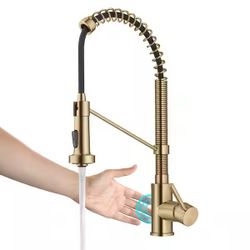 Kraus KSF-1610BB Bolden 1.8 GPM 1 Hole Pre-Rinse Pull Down Kitchen Brushed Brass
