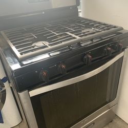 Stove Gas Stainless Stills Whirlpool Works Good Condition Good Warranty Gas Stainless Stills 