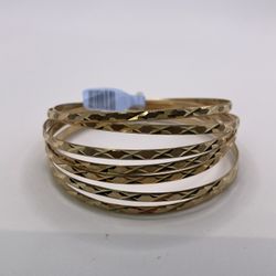 14kt 7 Day Bangle Set