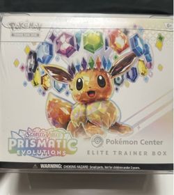 New Exclusive Pokémon Prismatic Evolutions Elite Trainer Box (Pokémon Center)