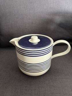 kate spade new york Charlotte Street Teapot, Blue