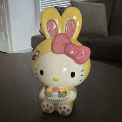 Hello Kitty Easter Bunny Ceramic 