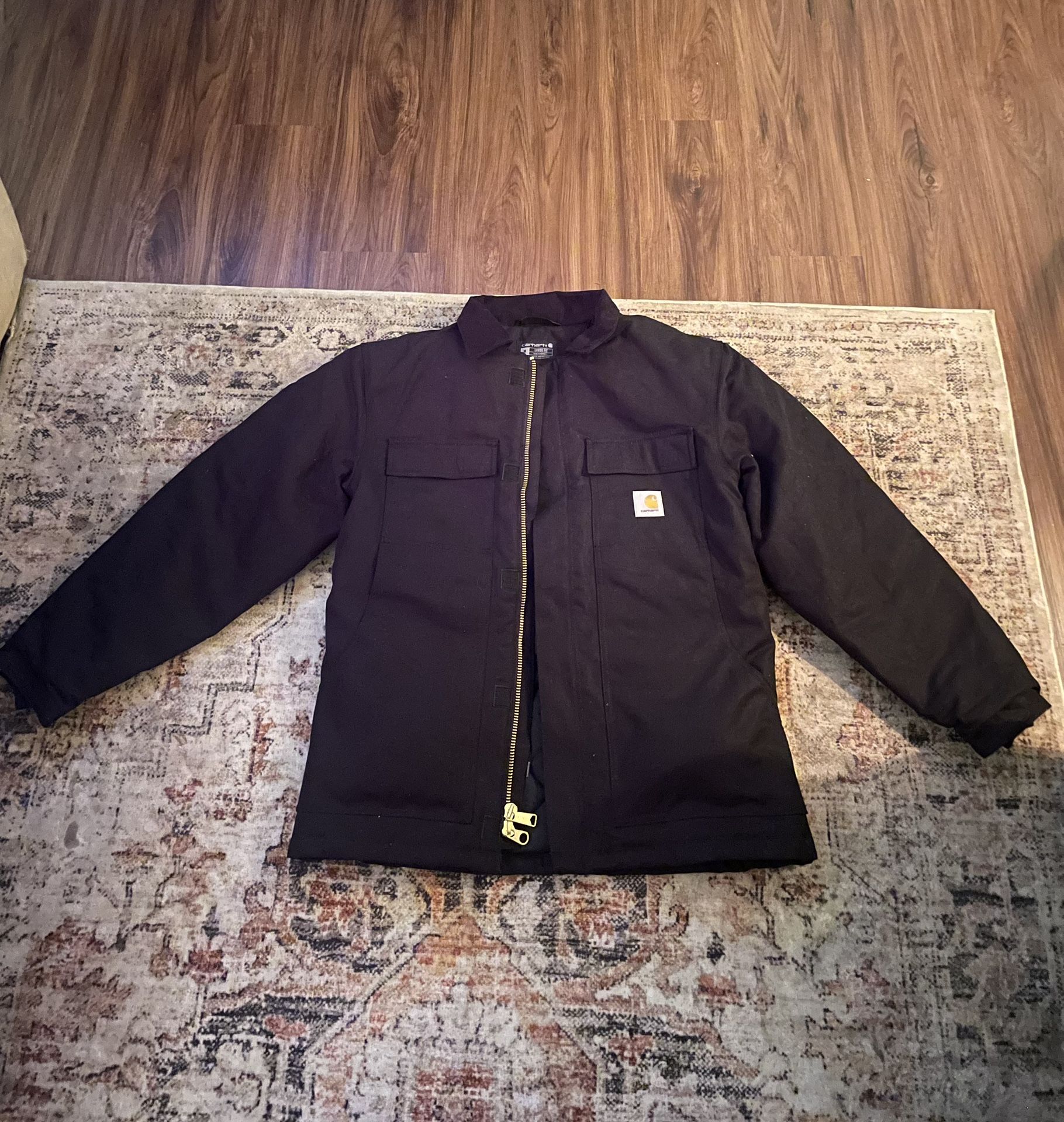 LOOSE FIT FIRM DUCK INSULATED TRADITIONAL COAT