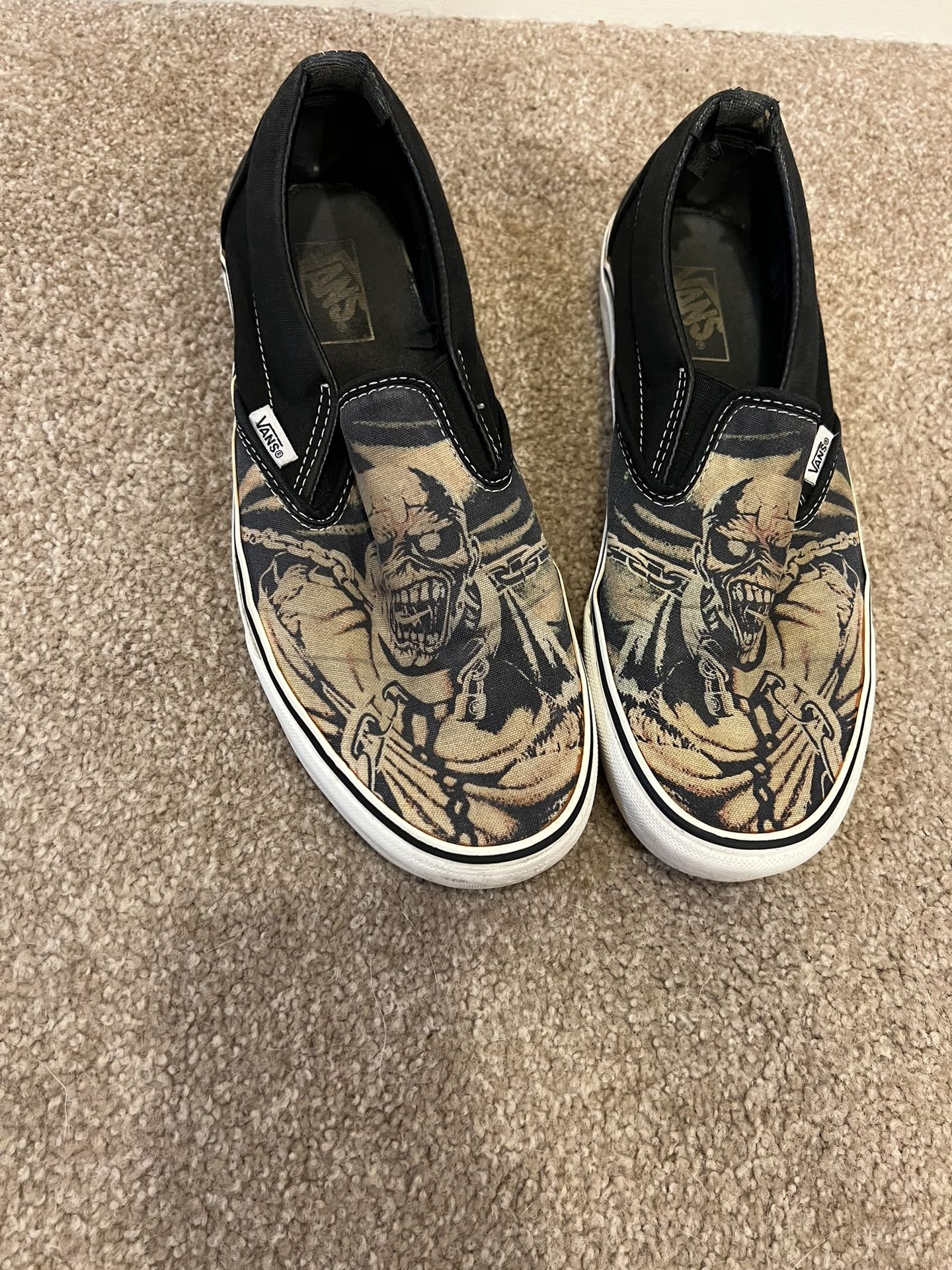 Collector’s Edition Iron Maiden Vans - Men’s 9.5