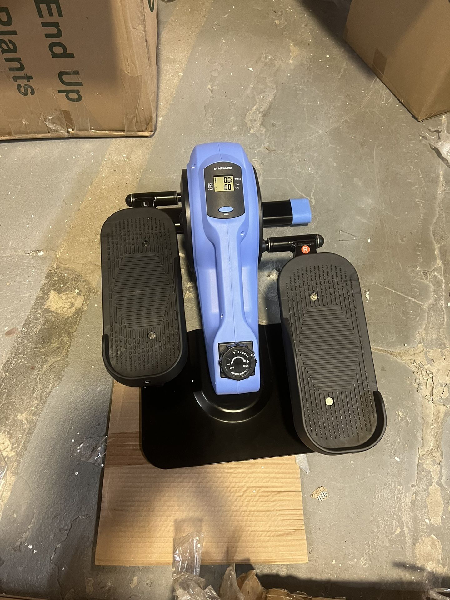 MaxKare Under Desk Elliptical Machine, Portable Stand Up/Seated MK-8001