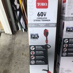 Brand New Toro Flex Force 51831 15 in. 60 V Battery String Trimmer Kit (Battery & Charger)