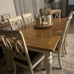 6 Chair Dining Table 