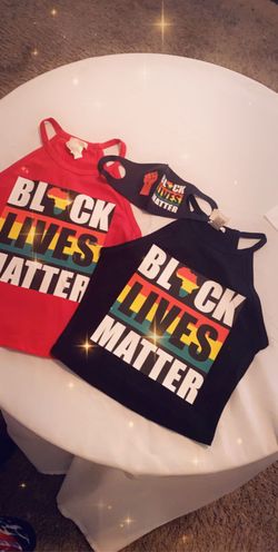 “BLM Croptop & mask”